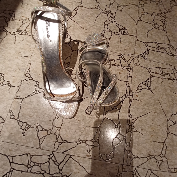 Strapped shoes sliver with sparkles - Picture 3 of 4